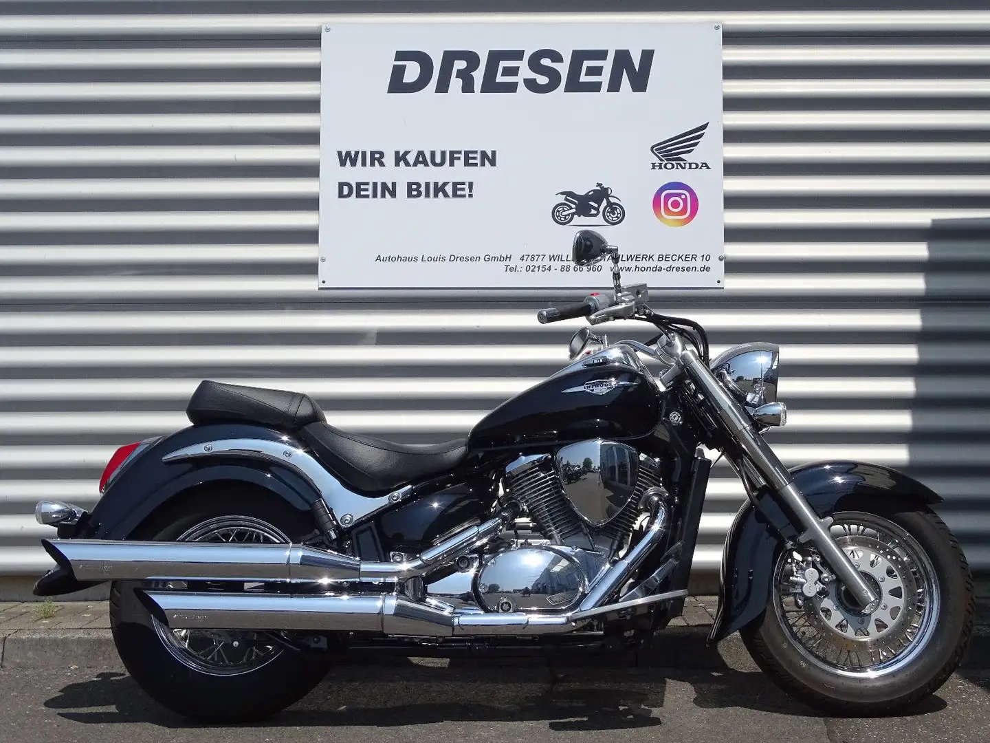 Suzuki VL 800 Intruder * 10.300km * 1. Hand * Negro - 1