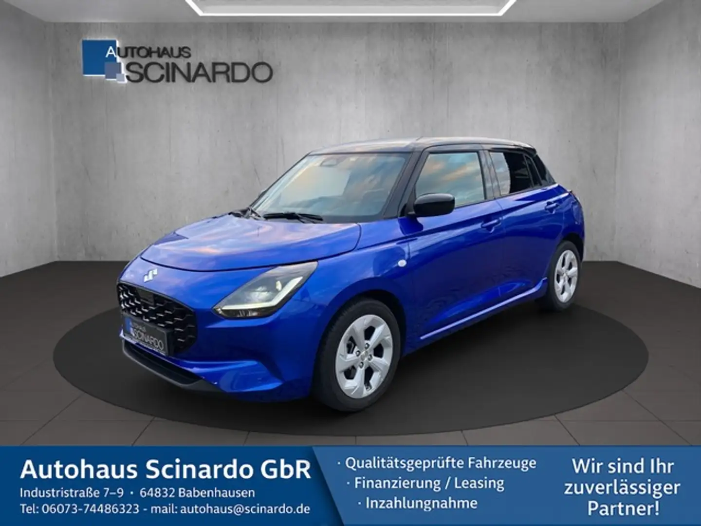 Suzuki Swift 1.2 MHEV Comfort Aut.*LED*RFK*NAVI*ACC Blau - 1