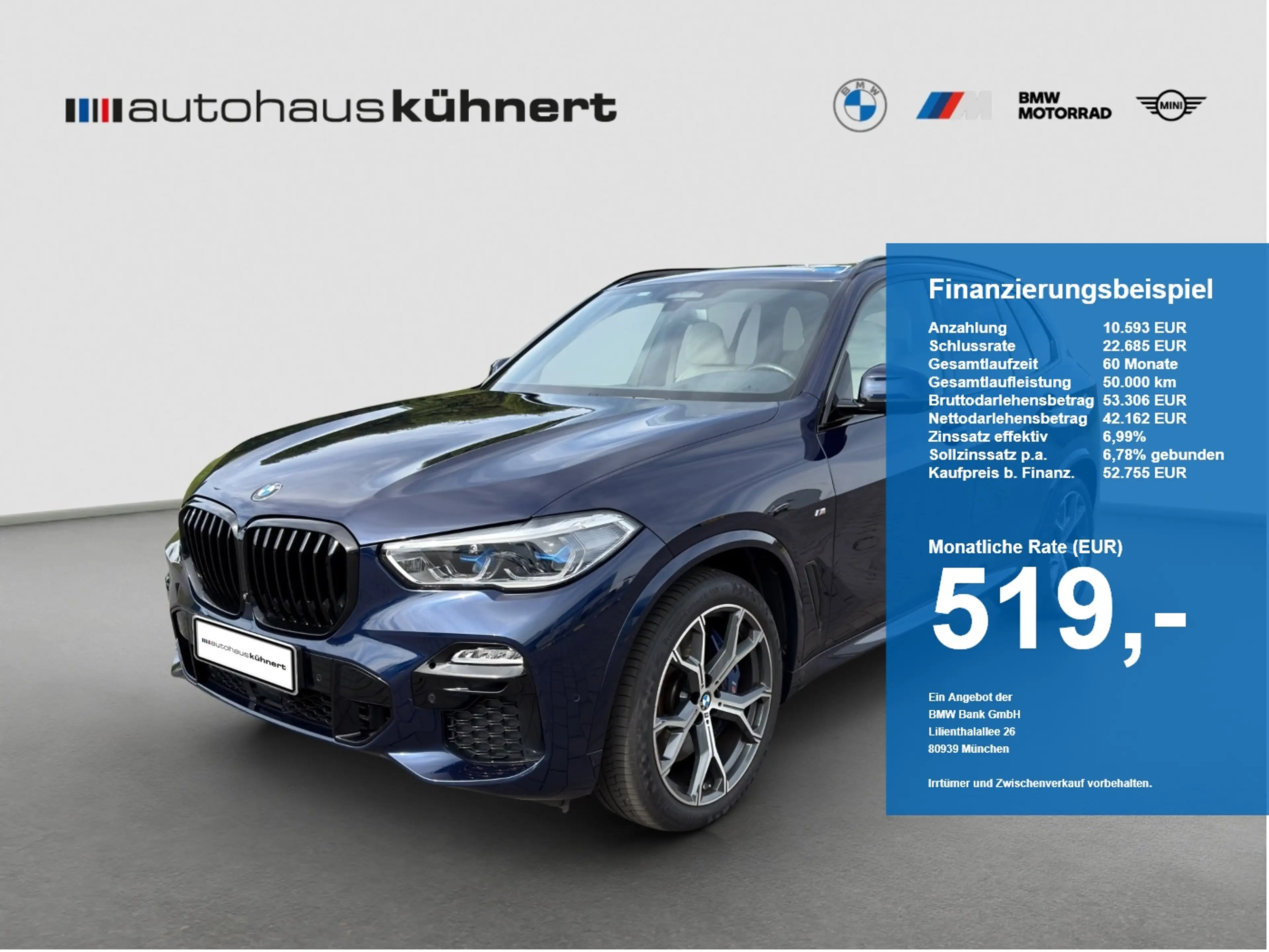 BMW X5 xDrive30d ///M-Sport Sky Lounge ACC Laser AHK