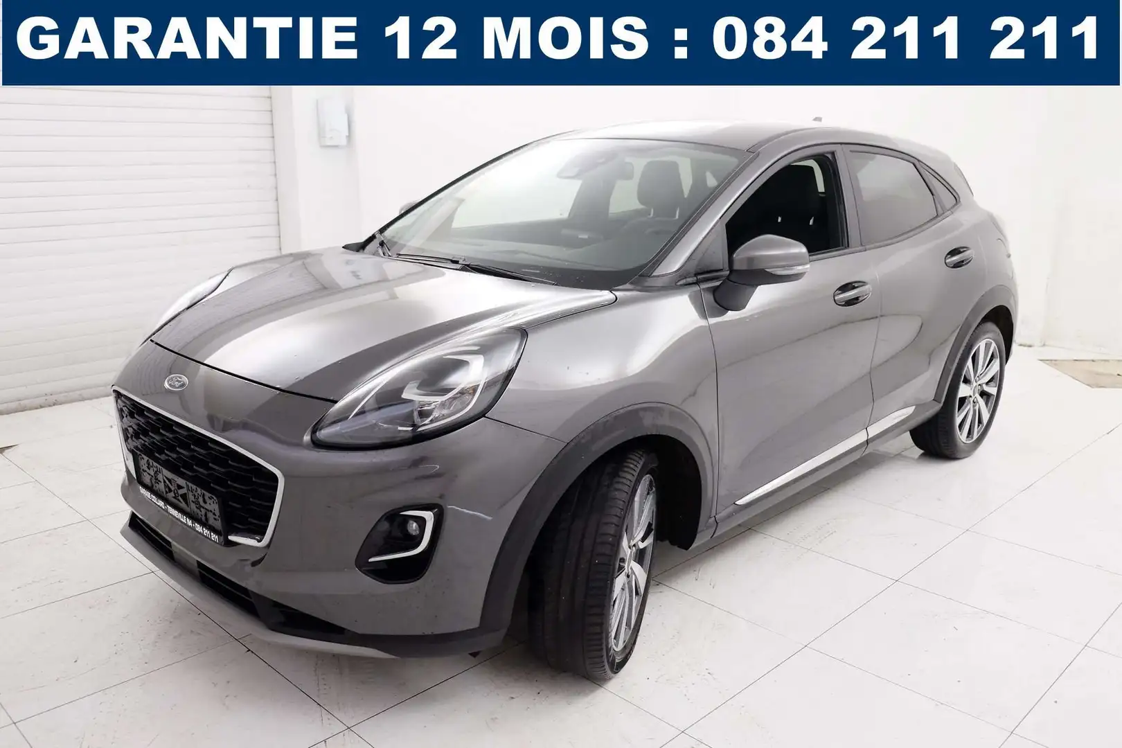Ford Puma 1.0 EcoBoost hybride # Airco, GPS, 1er propr Gris - 2
