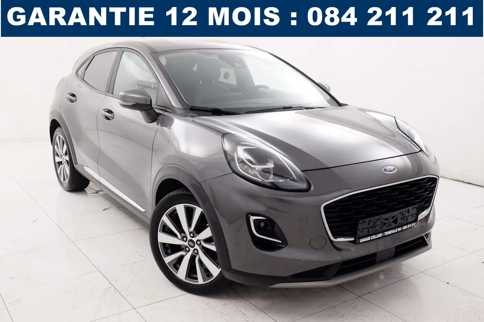 Ford Puma 1.0 EcoBoost hybride # Airco, GPS, 1er propr Gris - 1