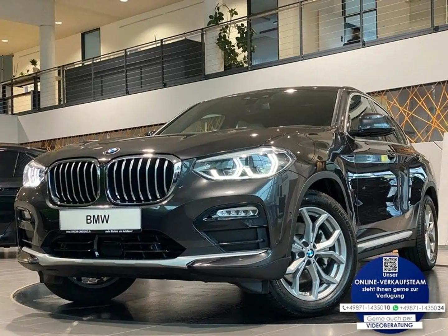 BMW X4 30i xLine NaviPro LED Sthz HUD Memory ACC AHK Gri - 1