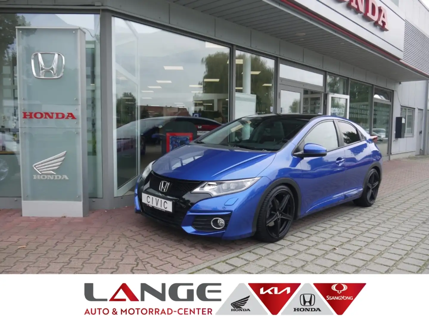 Honda Civic Lim. 1.8 Executive Park-Assistent Panorama Navi Le Blu/Azzurro - 1