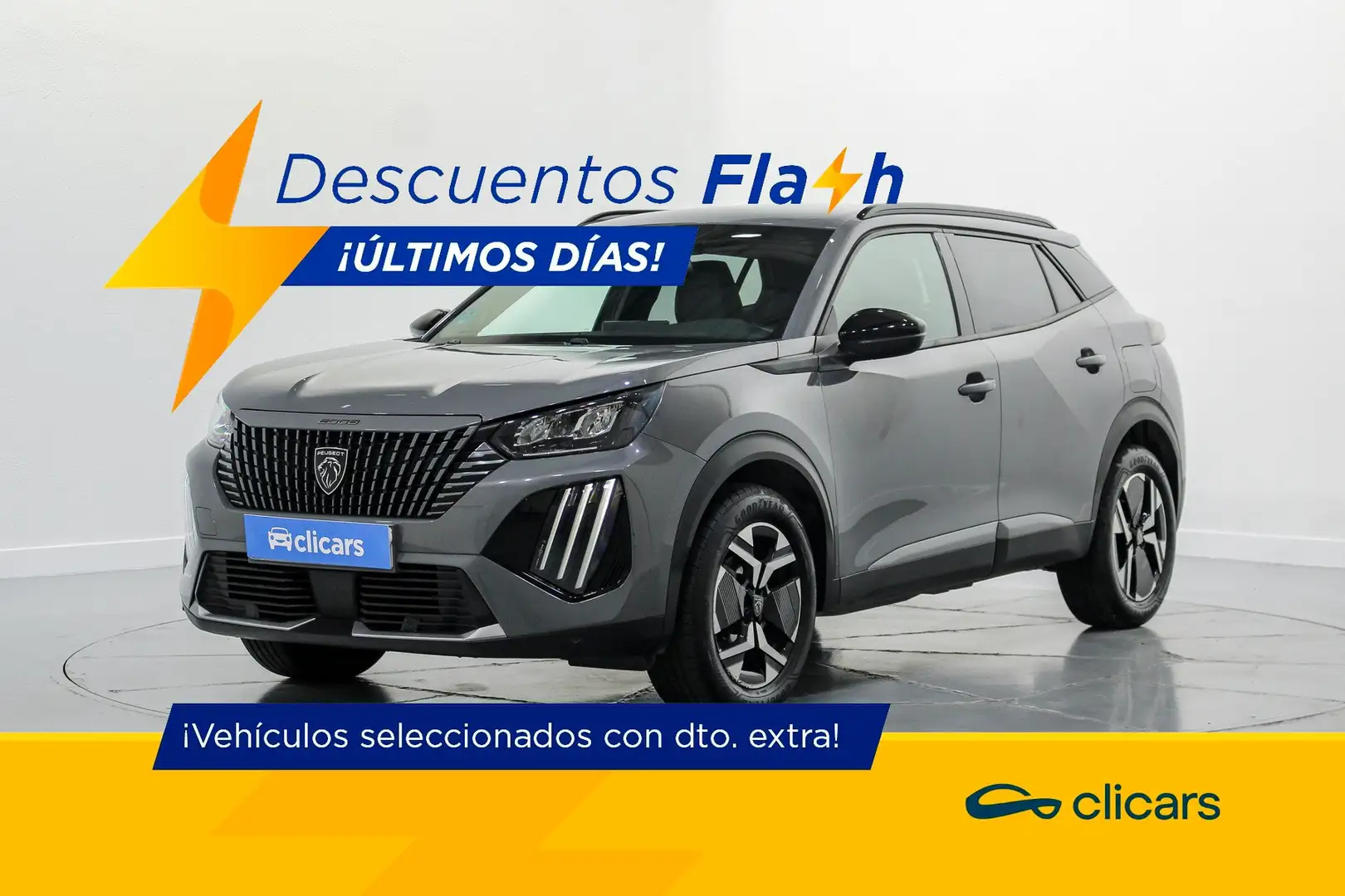 Peugeot 2008 1.2 PureTech S&S Allure EAT8 130 Gris - 1