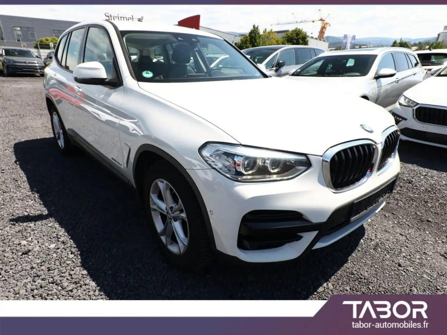 BMW X3 xDrive20d Cuir LED GPS attelage Cam 18p Blanc - 2
