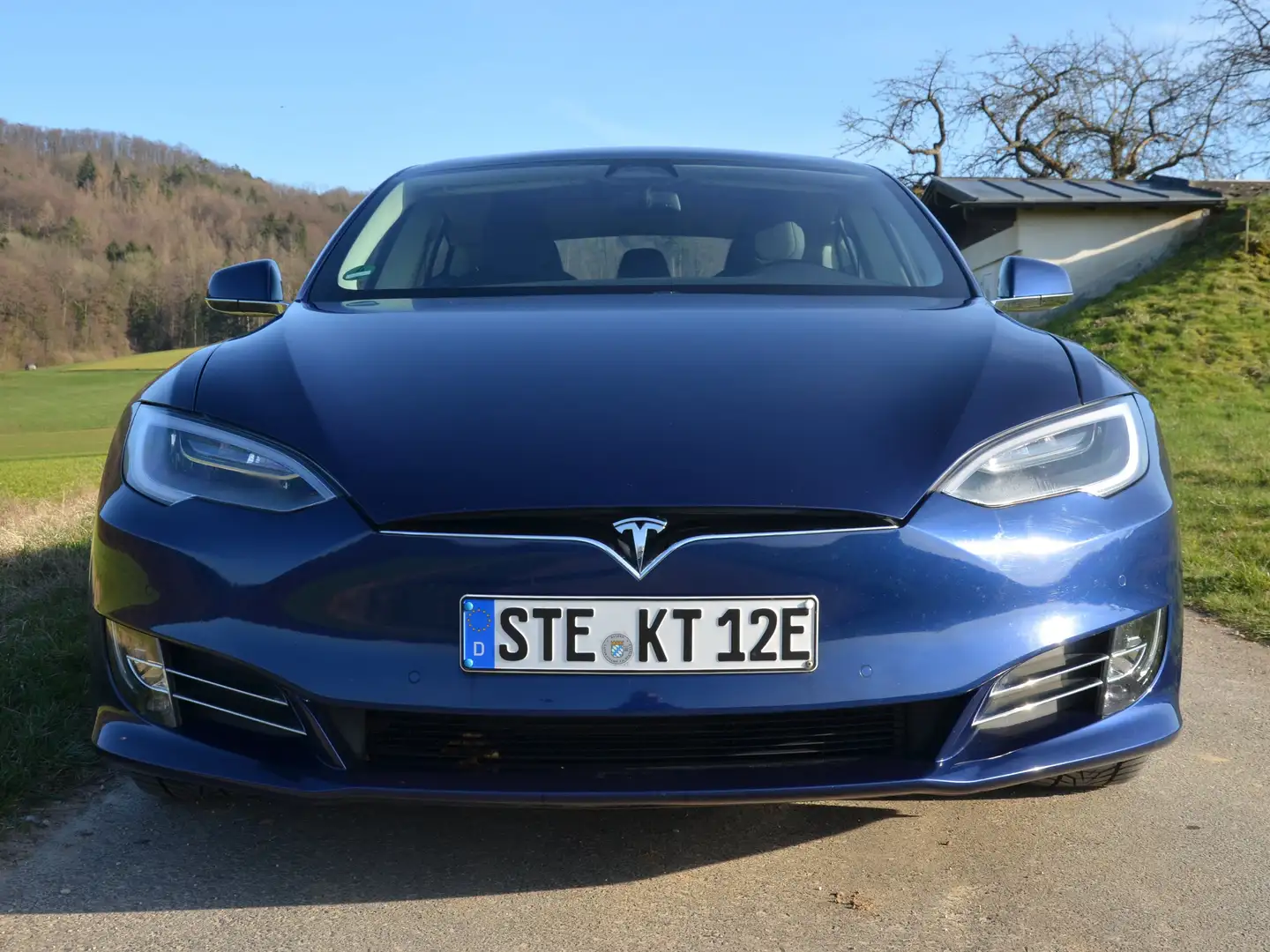 Tesla Model S Model S 100D Enhanced Autopilot EAP Fahrwerk neu Blau - 2