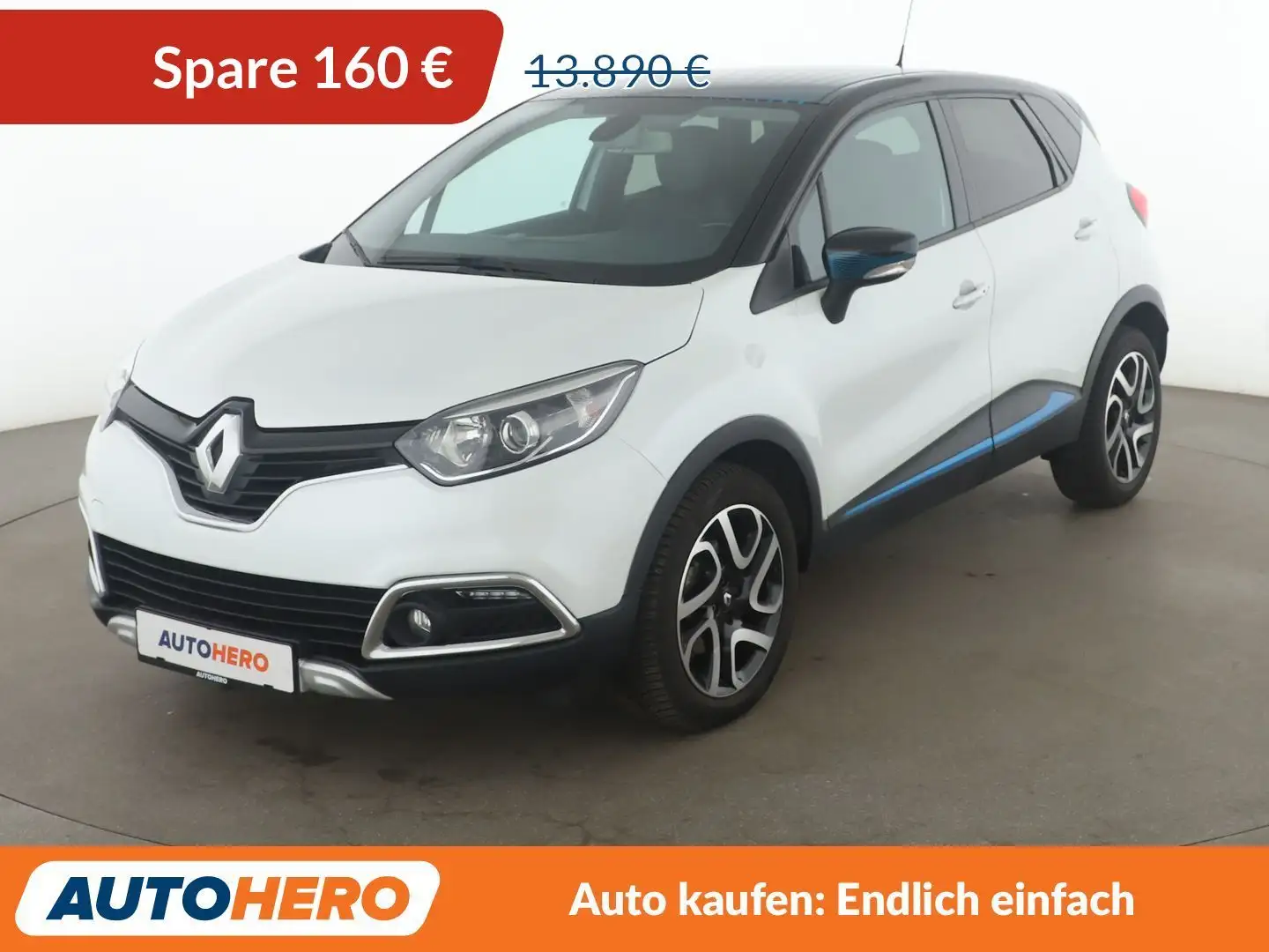 Renault Captur 1.2 TCe Energy Crossborder Aut.*CAM*NAVI*TEMPO* Weiß - 1
