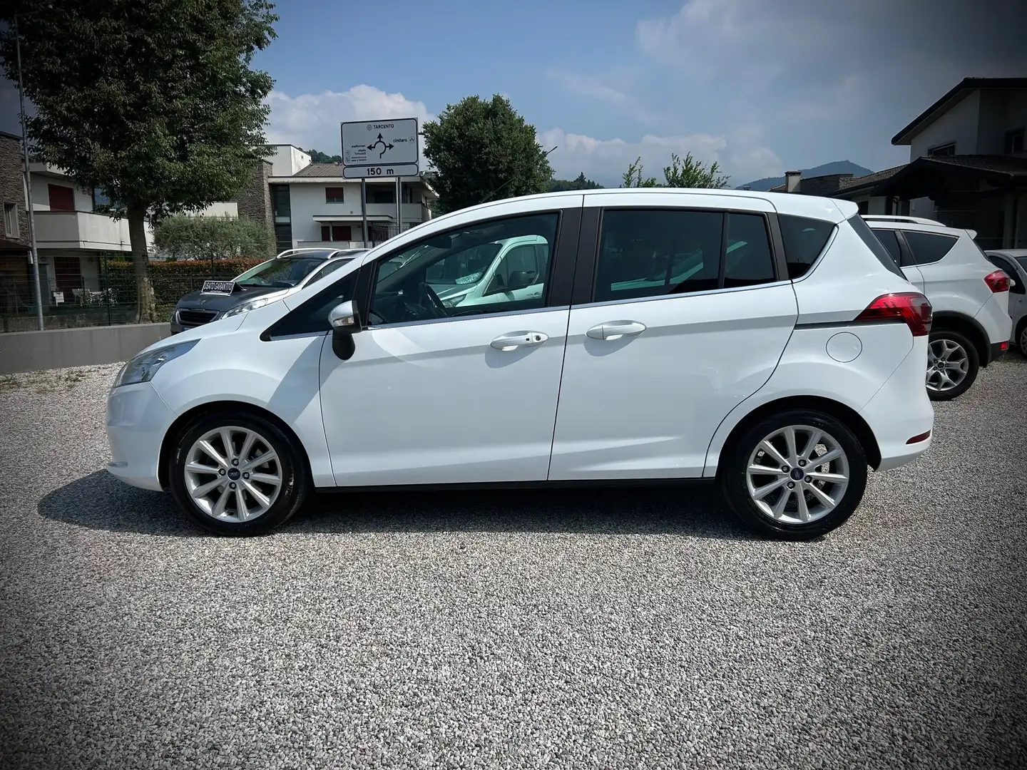 Ford B-Max 1.5 tdci Titanium 75cv-UNIPROPRIETARIO Weiß - 2
