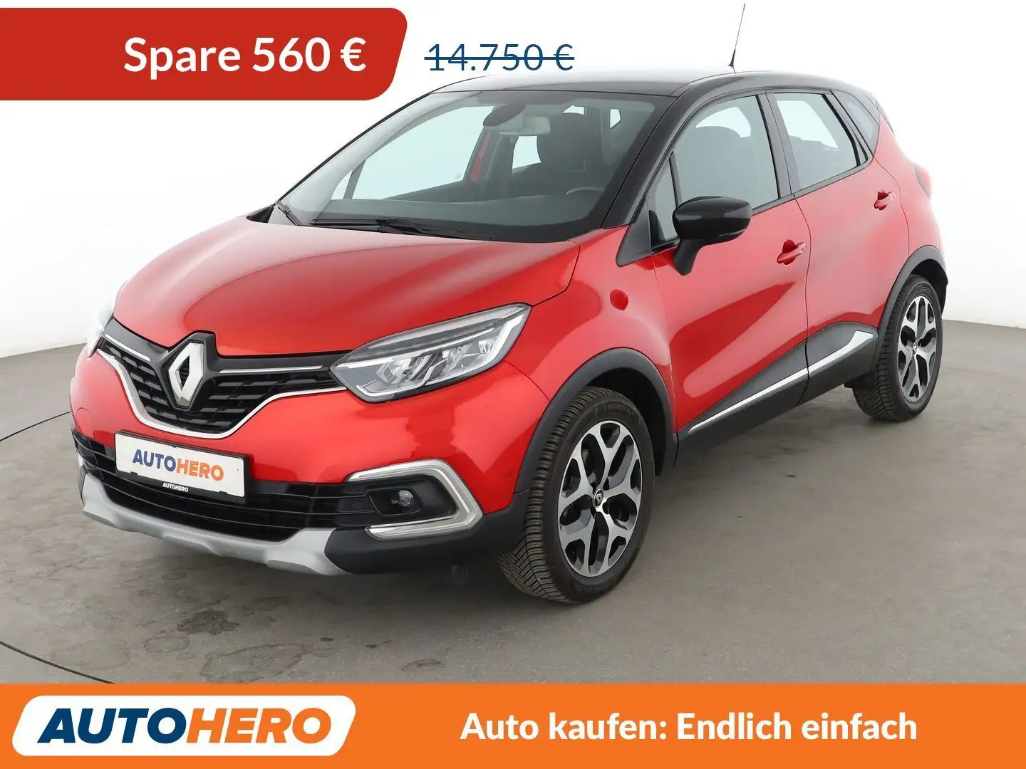 Renault Captur 1.3 TCe Intens*NAVI*TEMPO*CAM*PDC*LIM*ALU* Rouge - 1