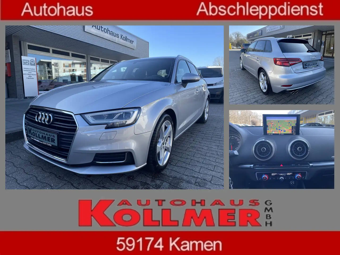 Audi A3 Sportback Sport 35 TFSI S-tronic Navi*LED*PDC Zilver - 1