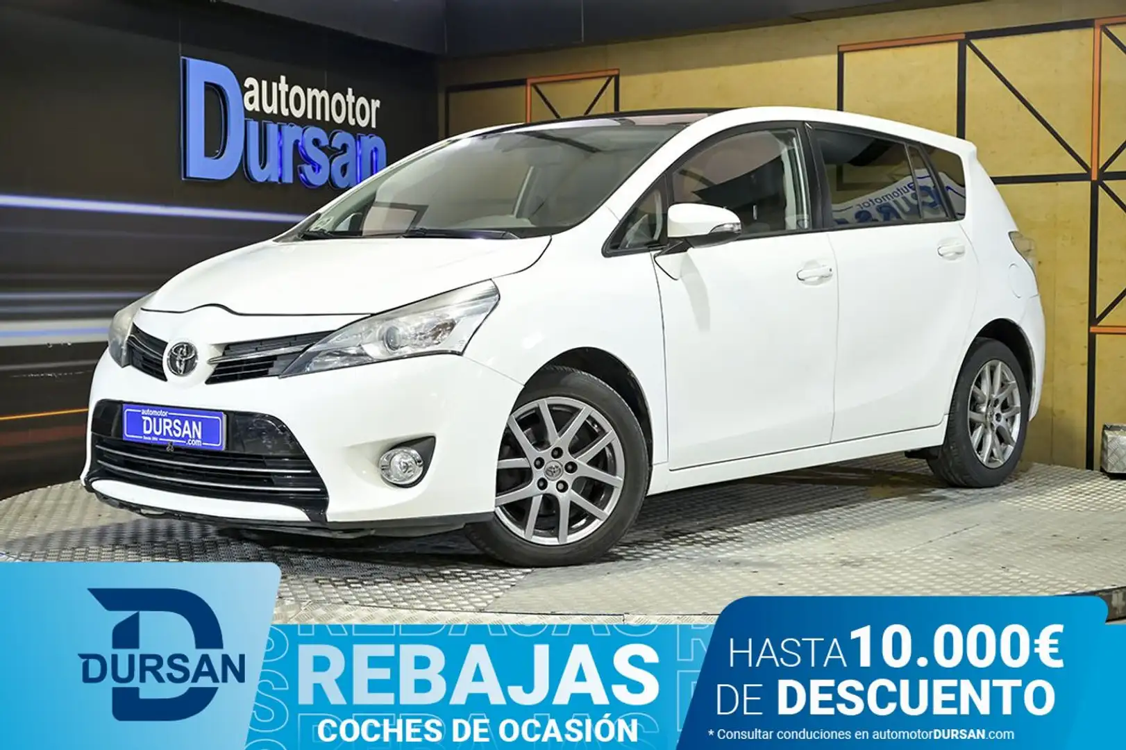 Toyota Verso 2.0D Active 120 7pl. Blanc - 1