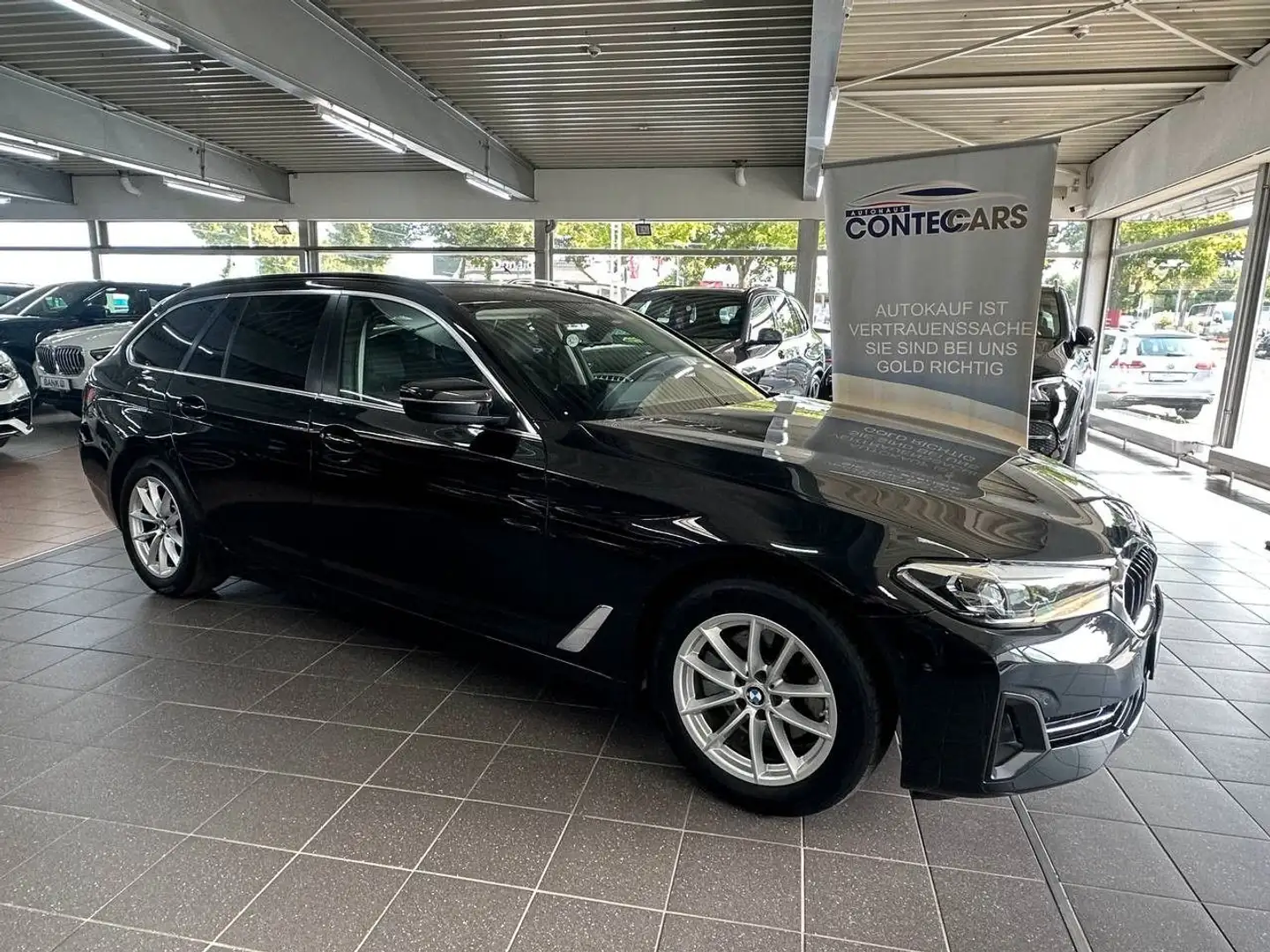BMW 520 520d Touring AMB+ACC+HuD+HiFi+Park ASSIST uvm. Schwarz - 1