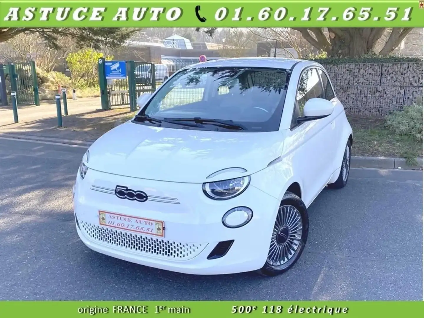 Fiat 500e ELECTRIC 120 58PPM 42KWH AUTONOMIE-320KMH ICONE PLUS BVA Grau - 1