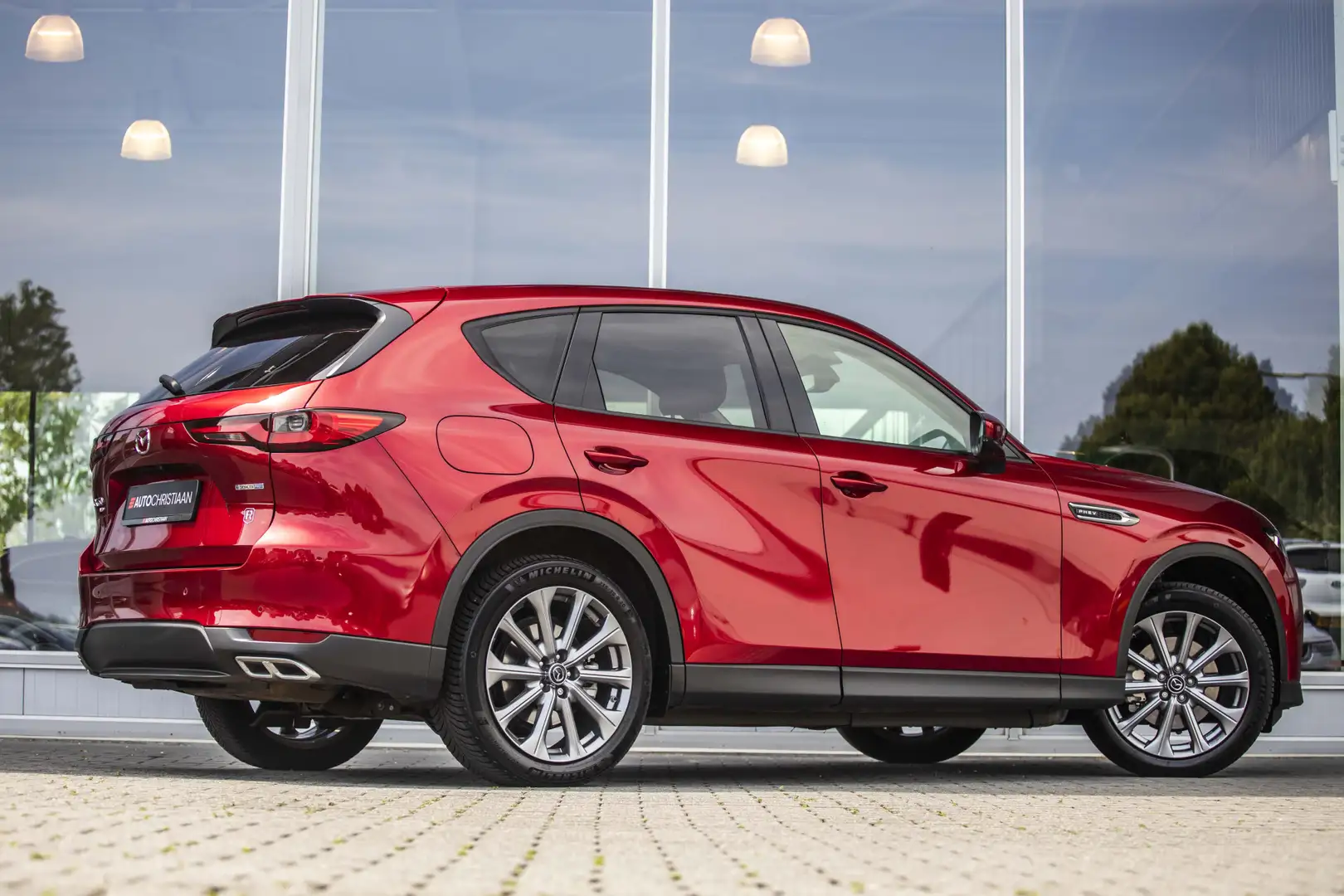Mazda CX-60 2.5 e-SkyActiv PHEV Exclusive-Line | E-Trekhaak | Rood - 2
