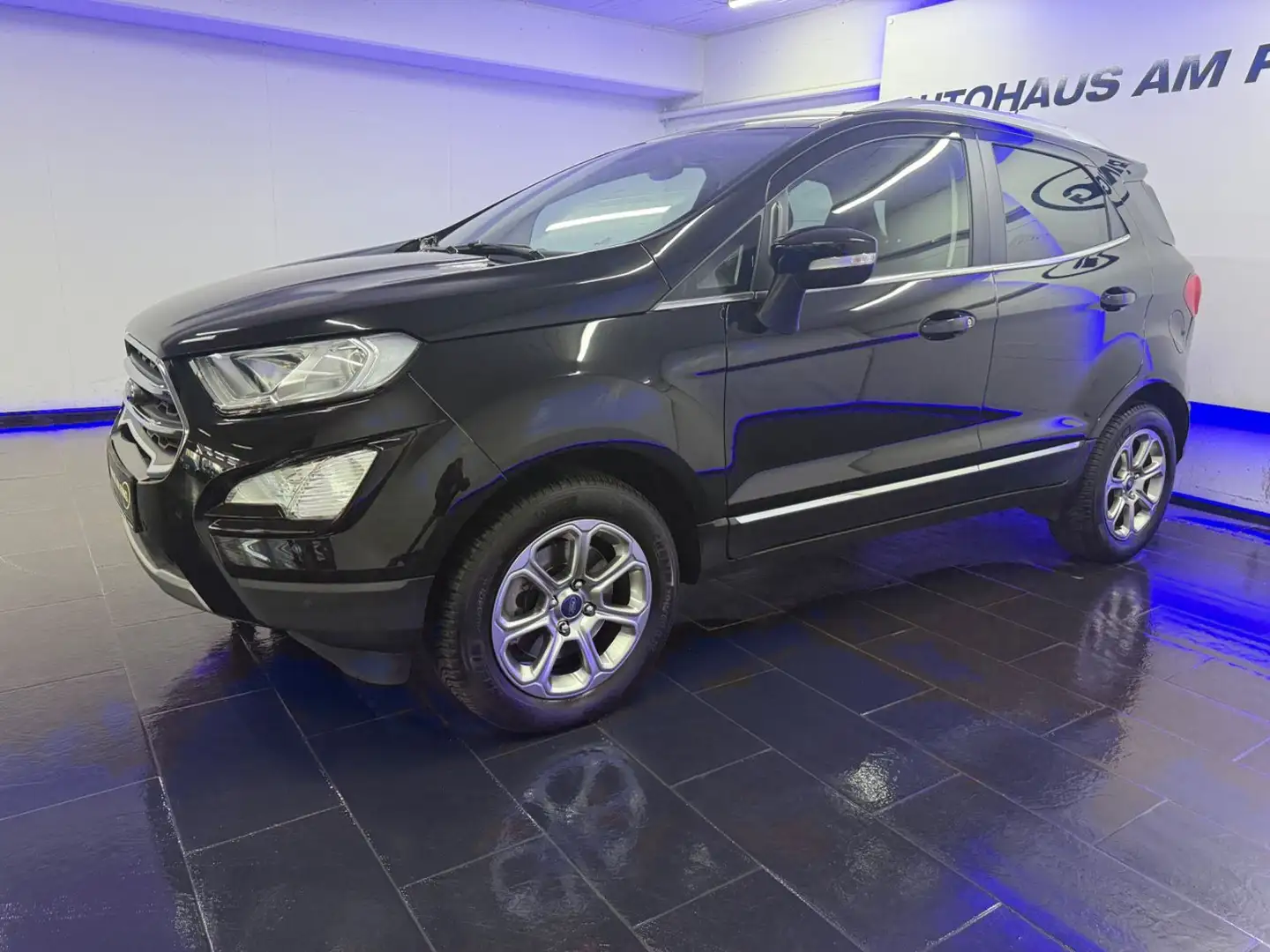 Ford EcoSport Titanium Aut. 1.HD CAM NAVI DAB AHK KEY Schwarz - 2
