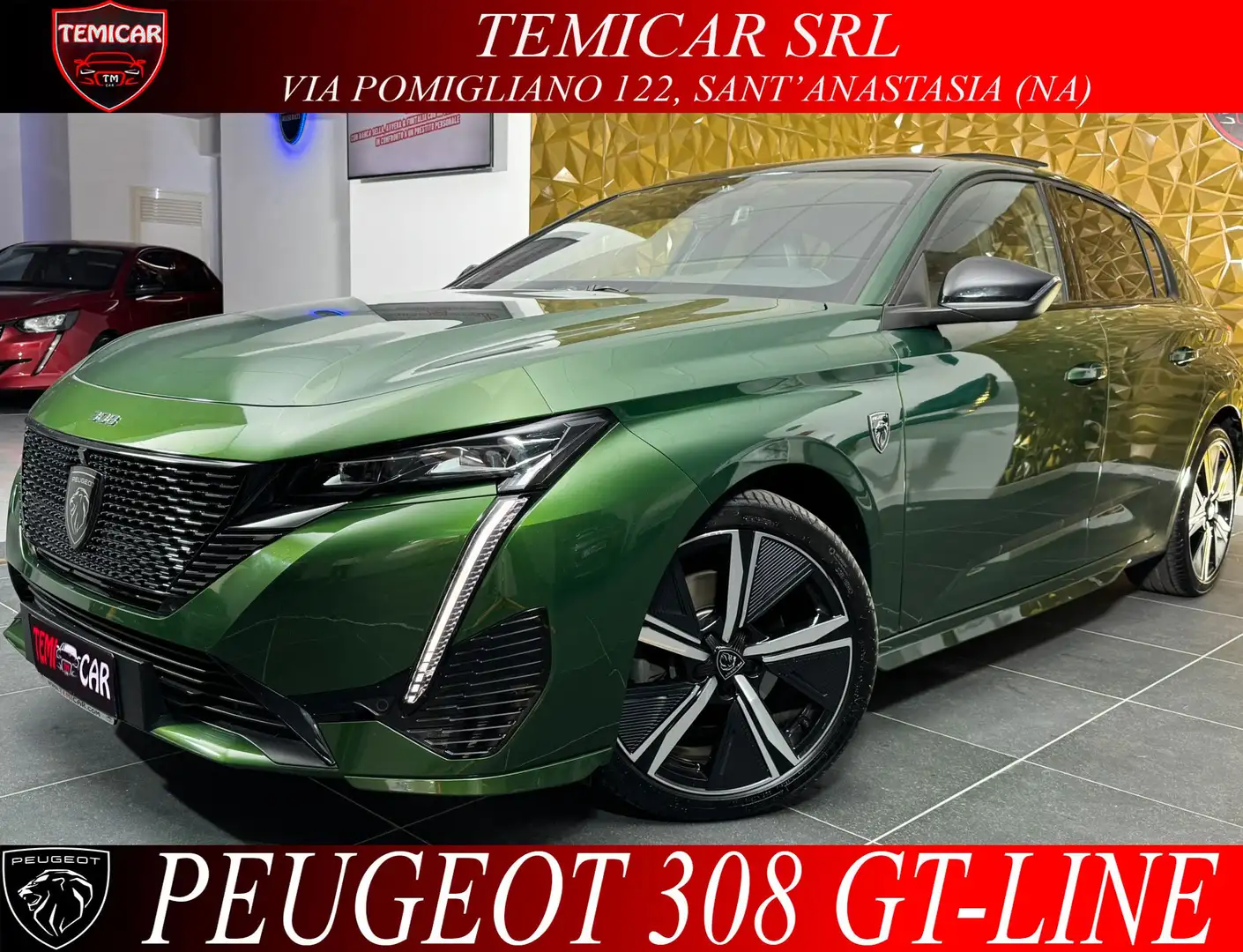 Peugeot 308 308 1.5 bluehdi GT Pack s Verde - 1