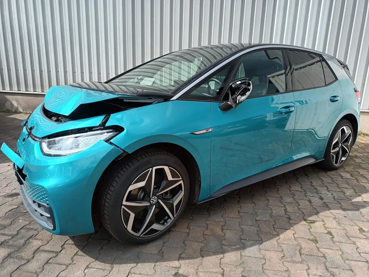 Volkswagen ID.3 First Plus 58 kWh Incl btw. SCHADEAUTO! Groen - 2