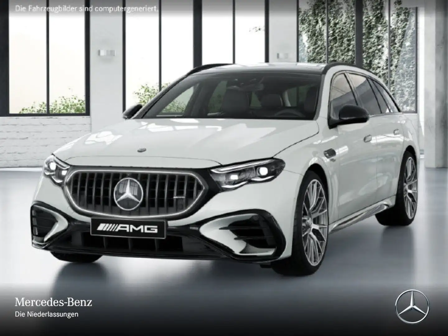 Mercedes-Benz E 53 AMG T 4M Hybrid Night Distronic Headup Leder Blanc - 2