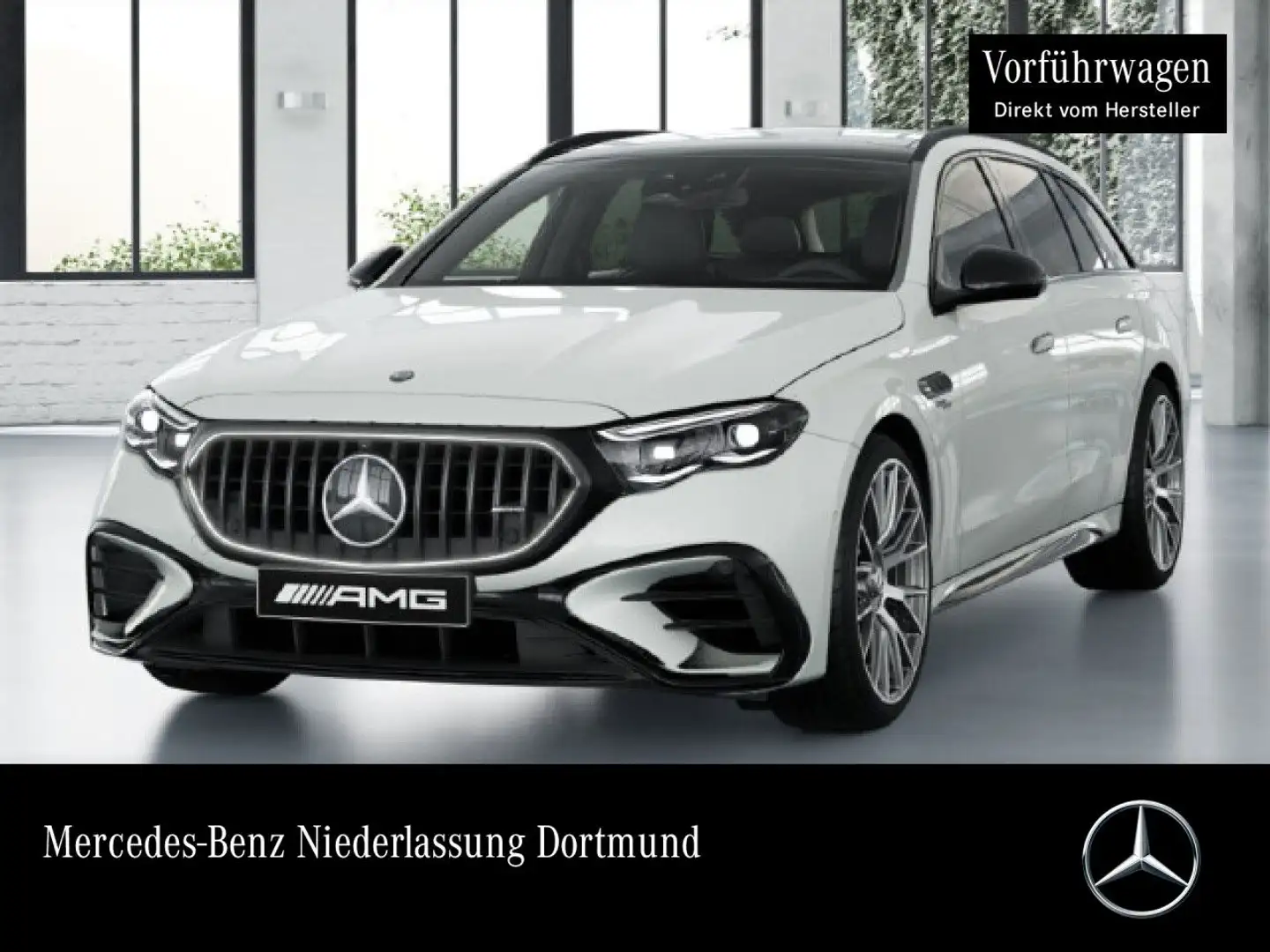 Mercedes-Benz E 53 AMG T 4M Hybrid Night Distronic Headup Leder Blanc - 1