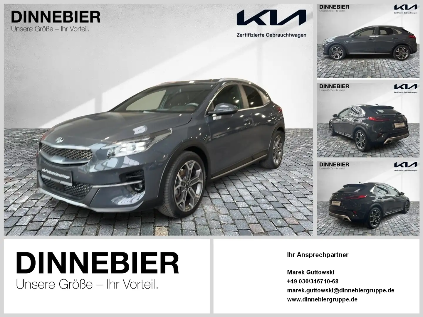 Kia XCeed Xdition 1.5T LED+Navi+Kamera+Keyless Gris - 1