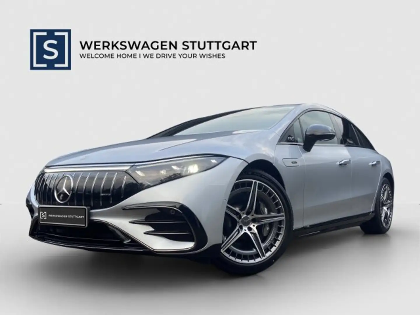 Mercedes-Benz EQS EQS 53 AMG 4M+ Night 21 Massage Carbon Sitzklima Silber - 1