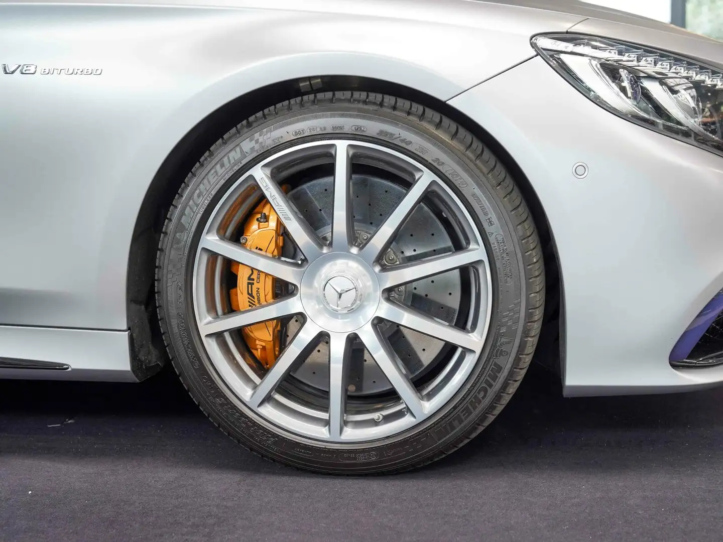 Mercedes-Benz S 63 AMG S 63 AMG 4M Cabriolet MATT Exklusiv Keramik VMAX Grijs - 2