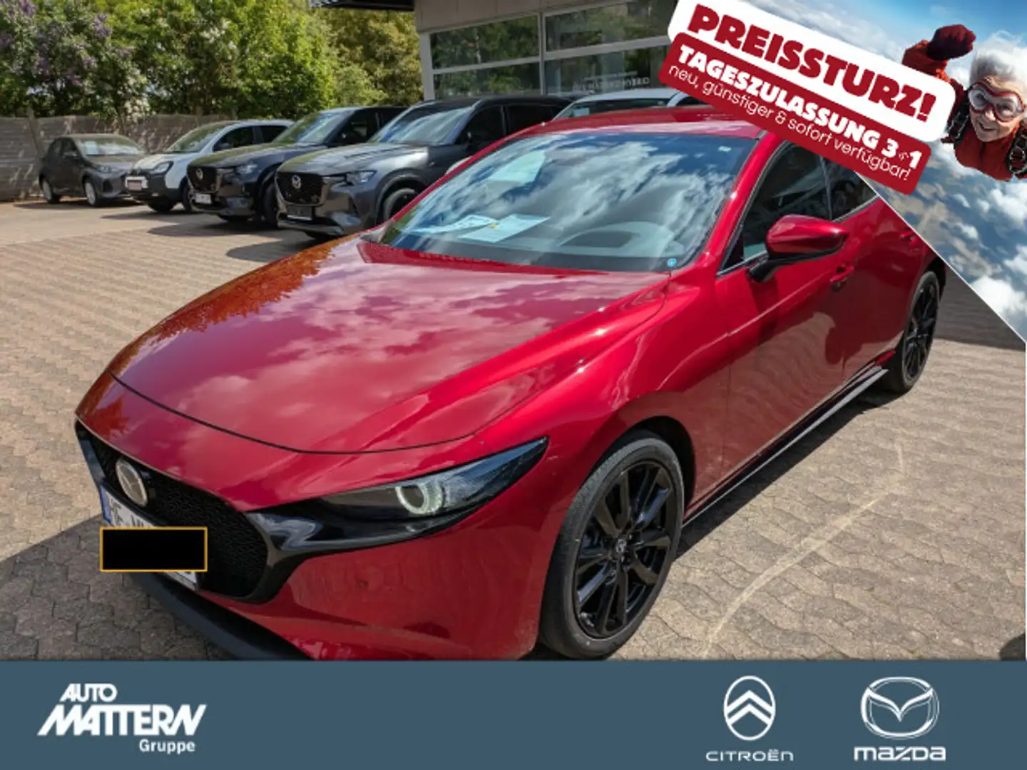 Mazda 3 2025 2.0L e-SKYACTIV X 186ps 6AT FWD Exclusive Rosso - 1