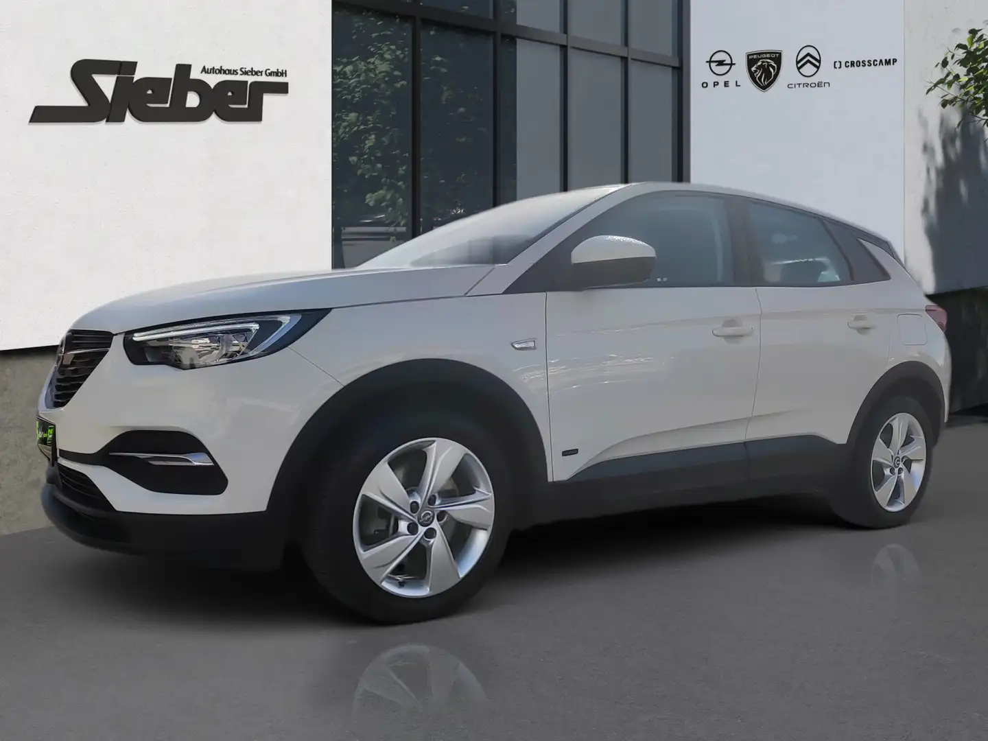 Opel Grandland X 1.6 Turbo Hybrid Edition NAVI Weiß - 2