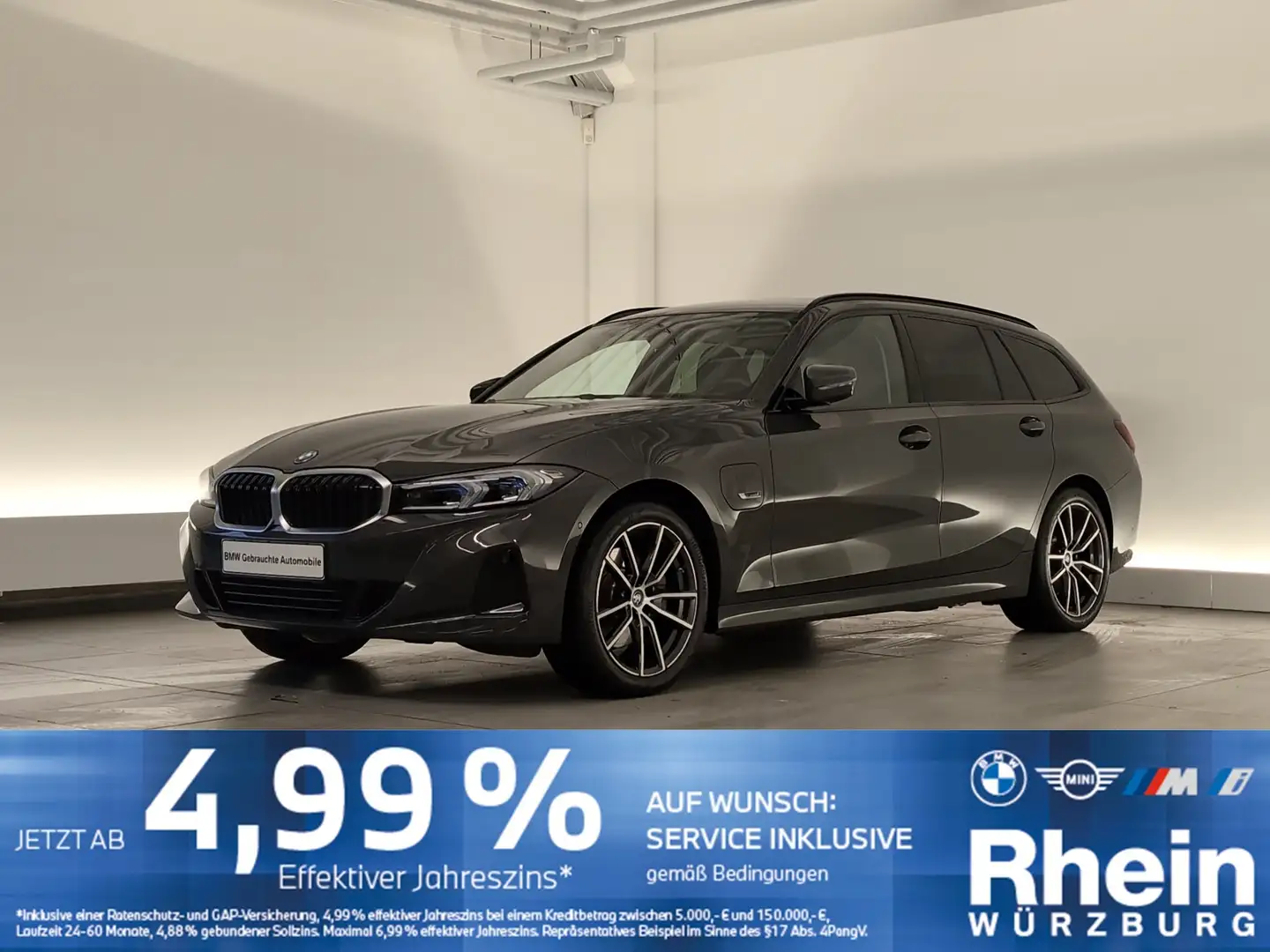 BMW 330 e xDrive Touring HiFi/AHK/DAB/SHZ HiFi/AHK/DAB/SHZ Grau - 1