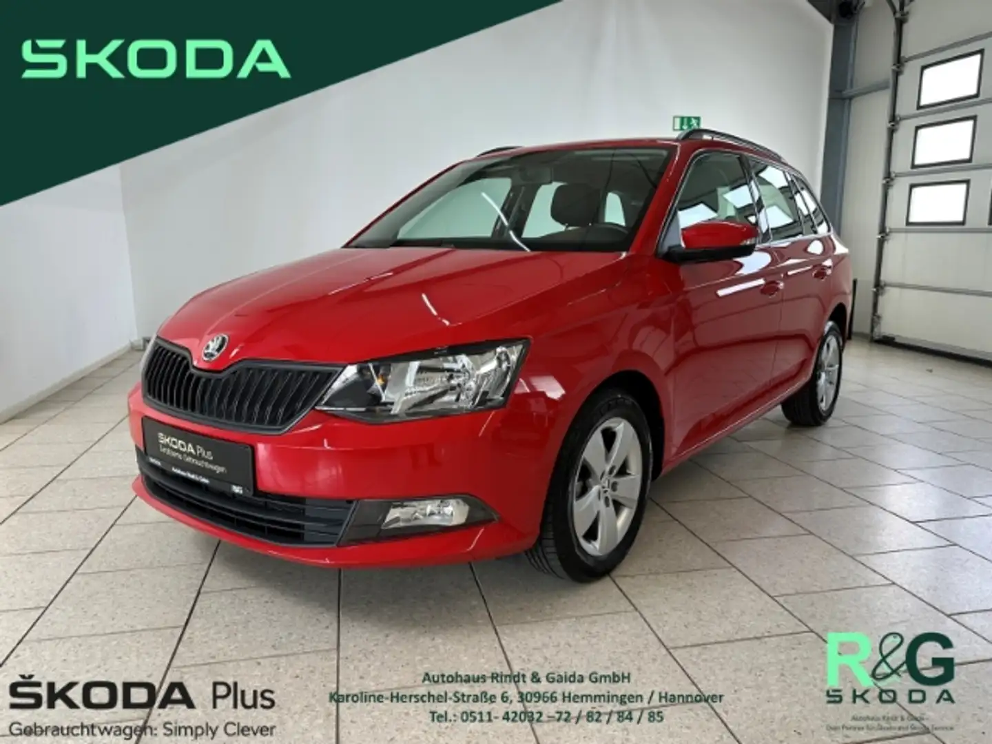 Skoda Fabia Combi Active 1.0 TSI Klima eFH Radio Alu Rot - 1