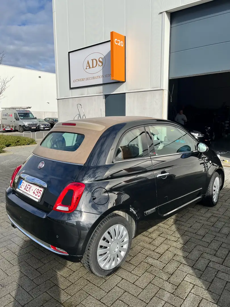 Fiat 500C 500 C 0.9 TwinAir Start&Stopp Cult Zwart - 2