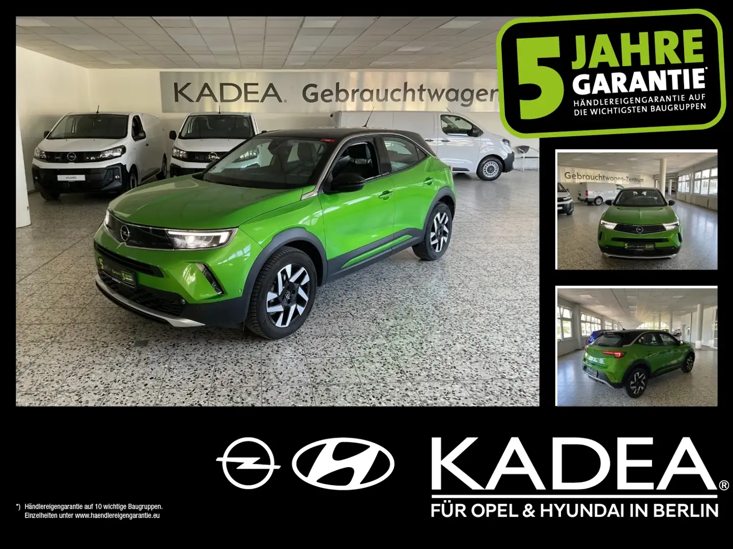 Opel Mokka 1.2 Turbo Elegance Ganzjahresbereifung Grün - 1
