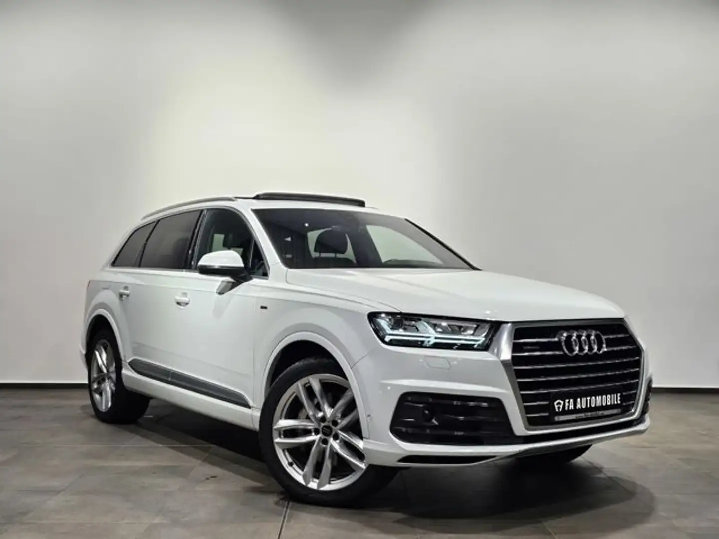Audi Q7 3.0 TDI 3x S Line Pano 7.Sitz Nachts.HuD 21" Blanco - 2