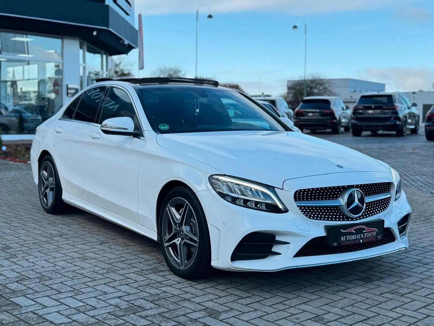 Mercedes-Benz C 200 D Lim. 9G-TRONIC"AMG-LINE"PANO*VIRTUAL*AMBI Blanc - 2