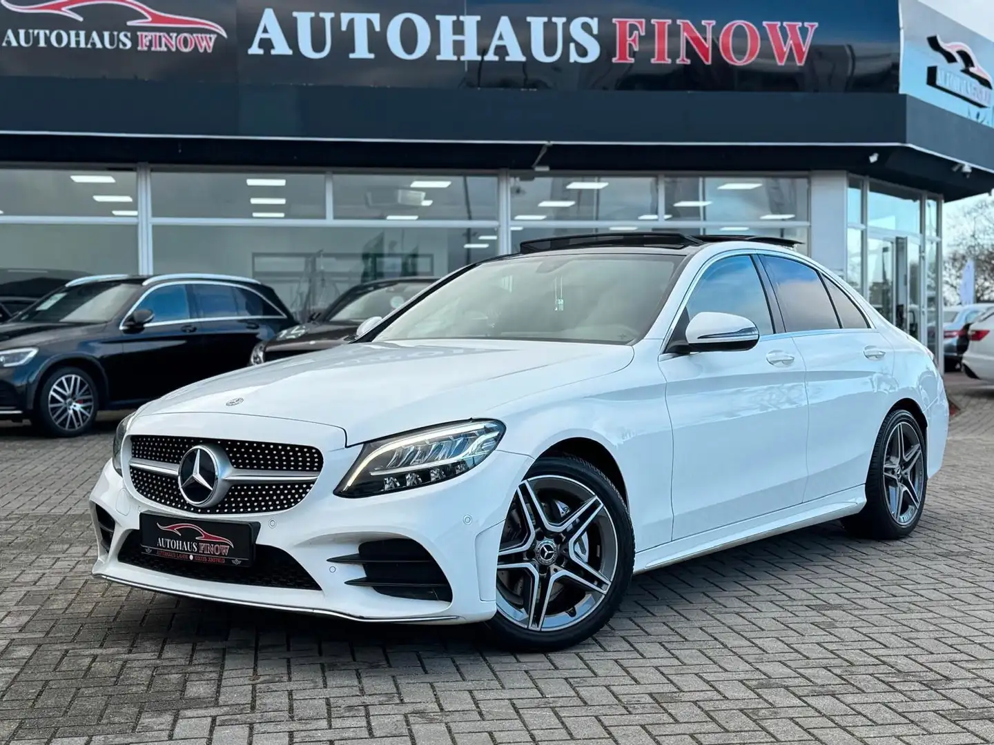 Mercedes-Benz C 200 D Lim. 9G-TRONIC"AMG-LINE"PANO*VIRTUAL*AMBI Blanc - 1