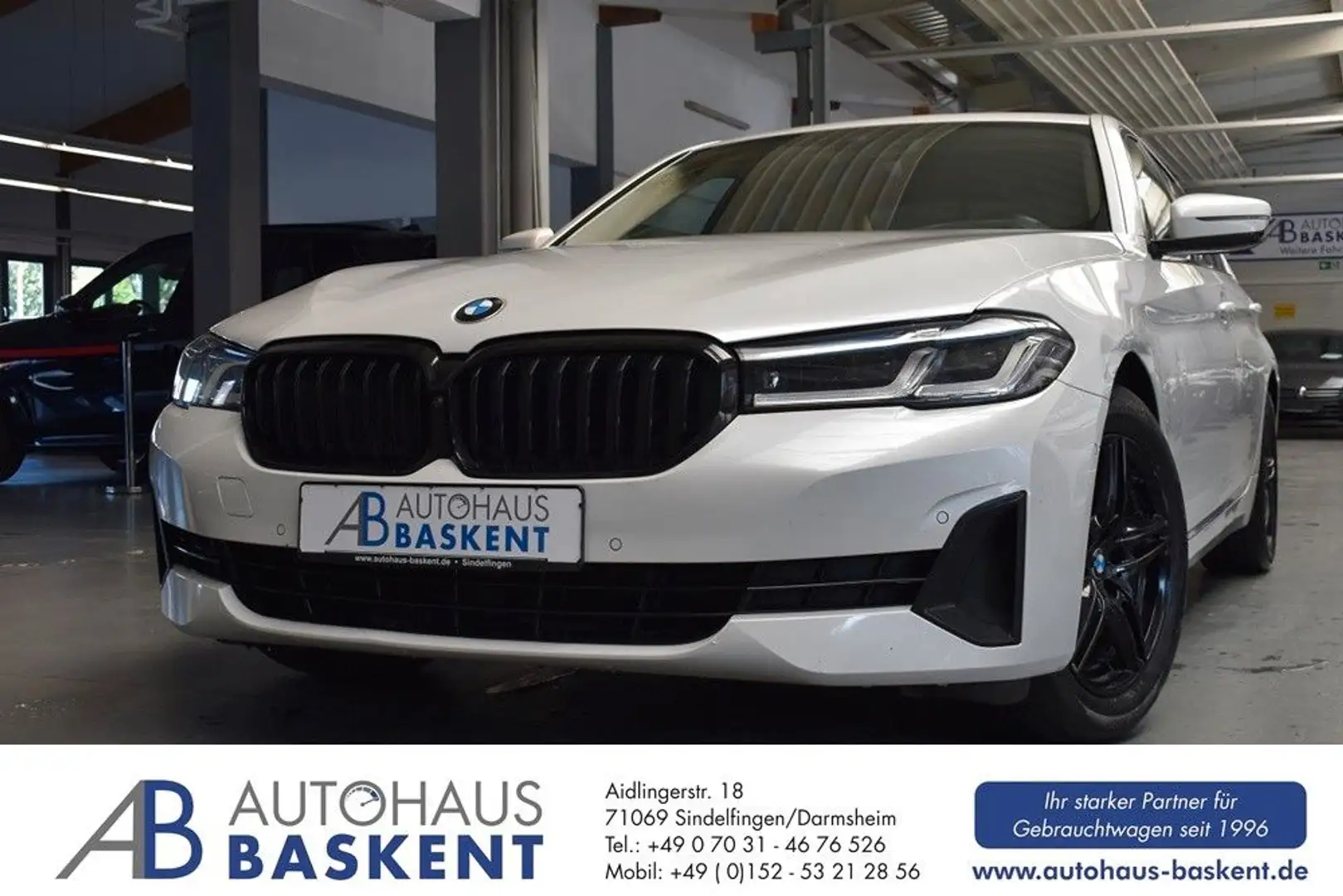BMW 520 d xDrive*LEDER*LASER*HEAD-UP*STAND-HZ*AHK White - 1