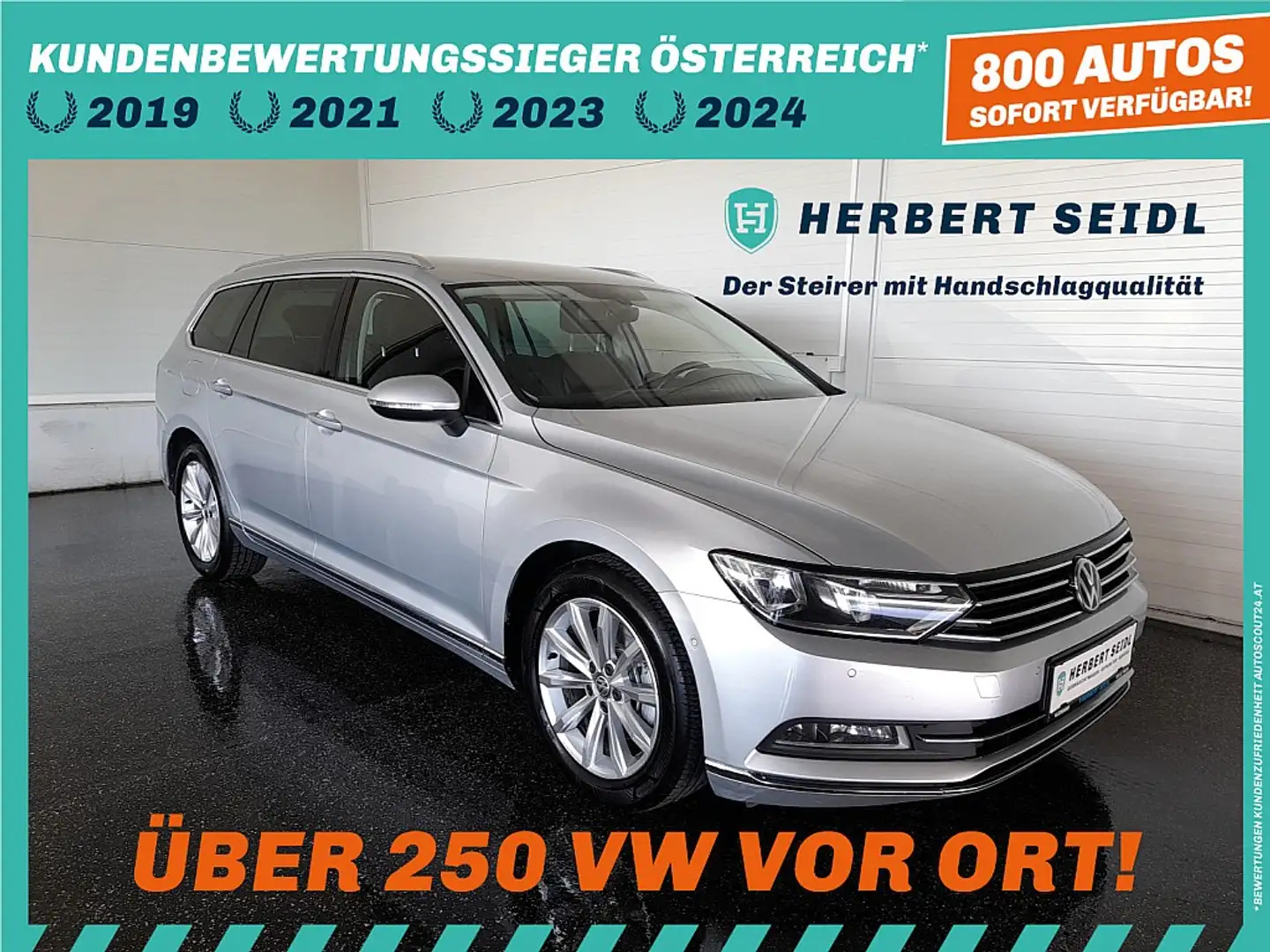 Volkswagen Passat Variant Highline 2,0 TDI DSG *LEDER / NAVI / TEMPOMAT /... Silver - 1