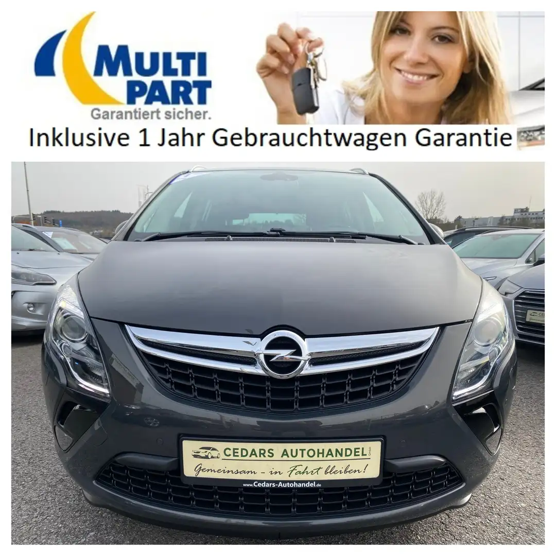 Opel Zafira Tourer 1.6 Turbo Innovation 7-Sitze Navi Xenon Kamera Grau - 2