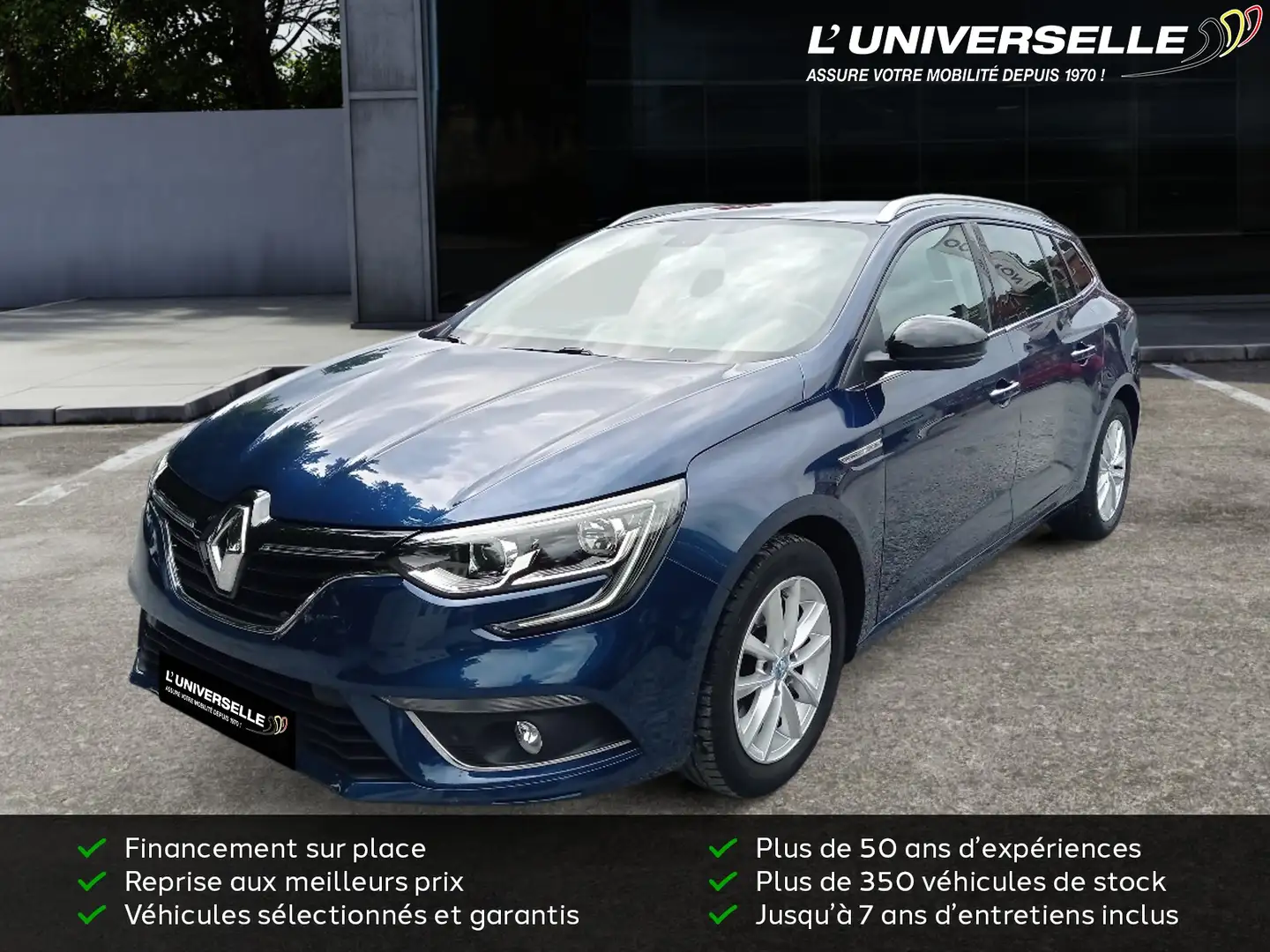 Renault Megane LIMITED Blauw - 1