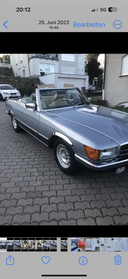 Mercedes-Benz SL 500 Originale Helle Nappa Lederausstattung In Quarz, foto 2