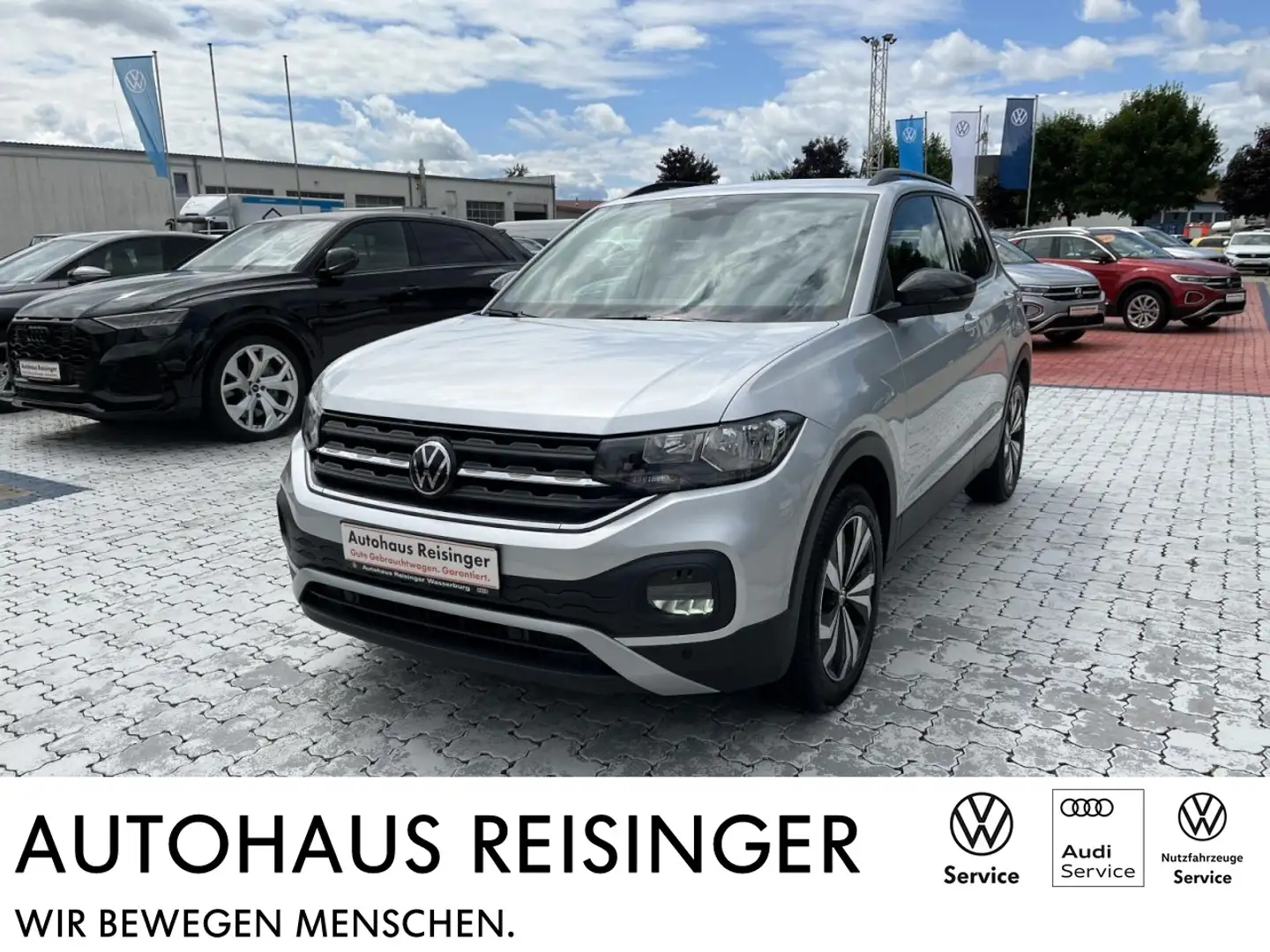 Volkswagen T-Cross 1.0 TSI Life (Design-Paket,17 Zoll,ACC) Klima Argent - 1