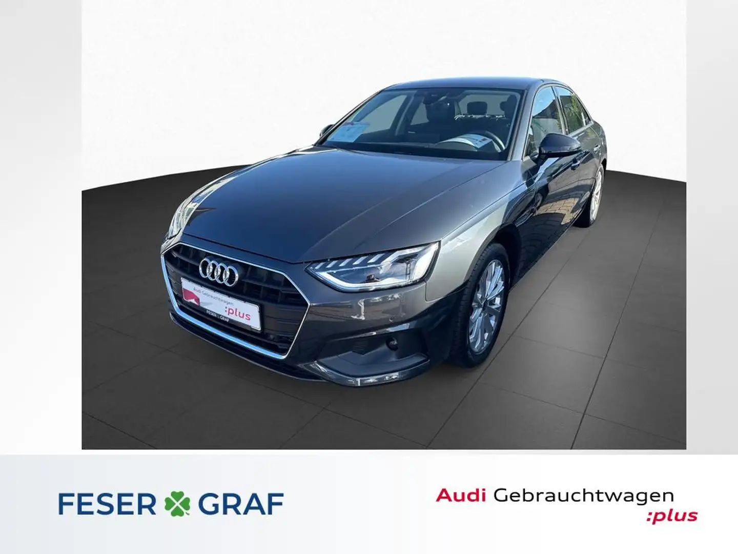 Audi A4 Limousine 40 TFSI S-tro. +LED+Stadt+Navi+Sportsitz Gris - 1