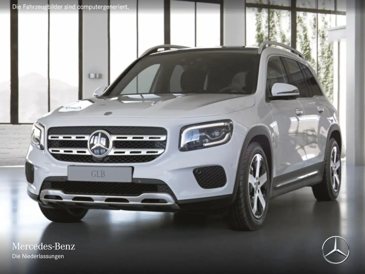 Mercedes-Benz GLB 220 d PROGRESSIVE+PANO+360°+AHK+MULTIBEAM+8G Wit - 2