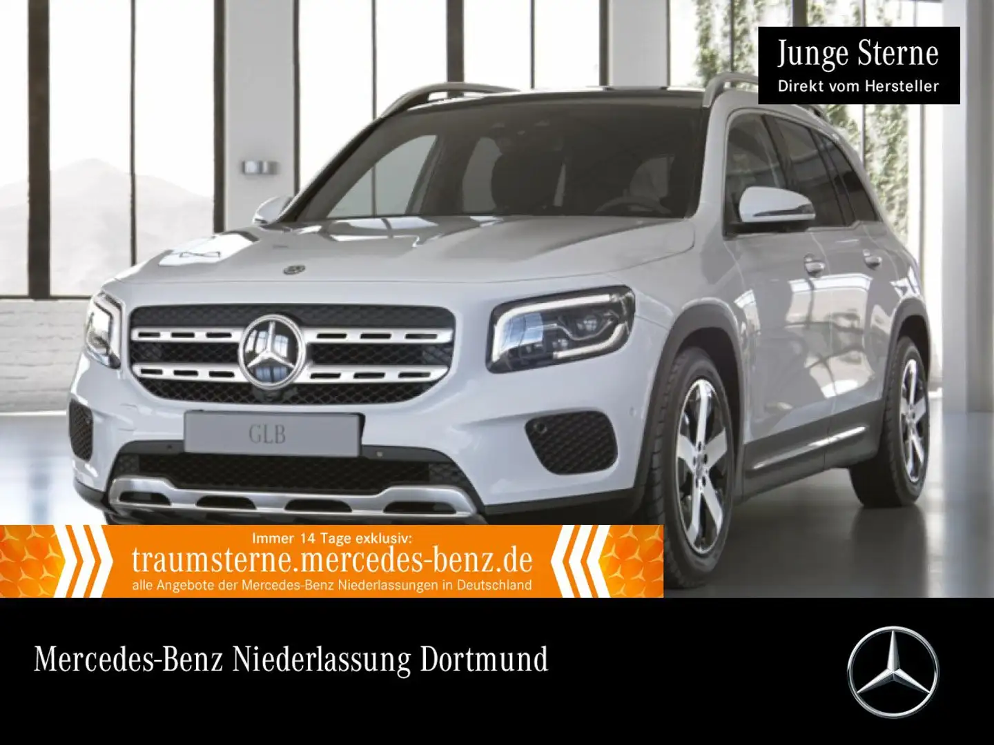 Mercedes-Benz GLB 220 d PROGRESSIVE+PANO+360°+AHK+MULTIBEAM+8G Wit - 1