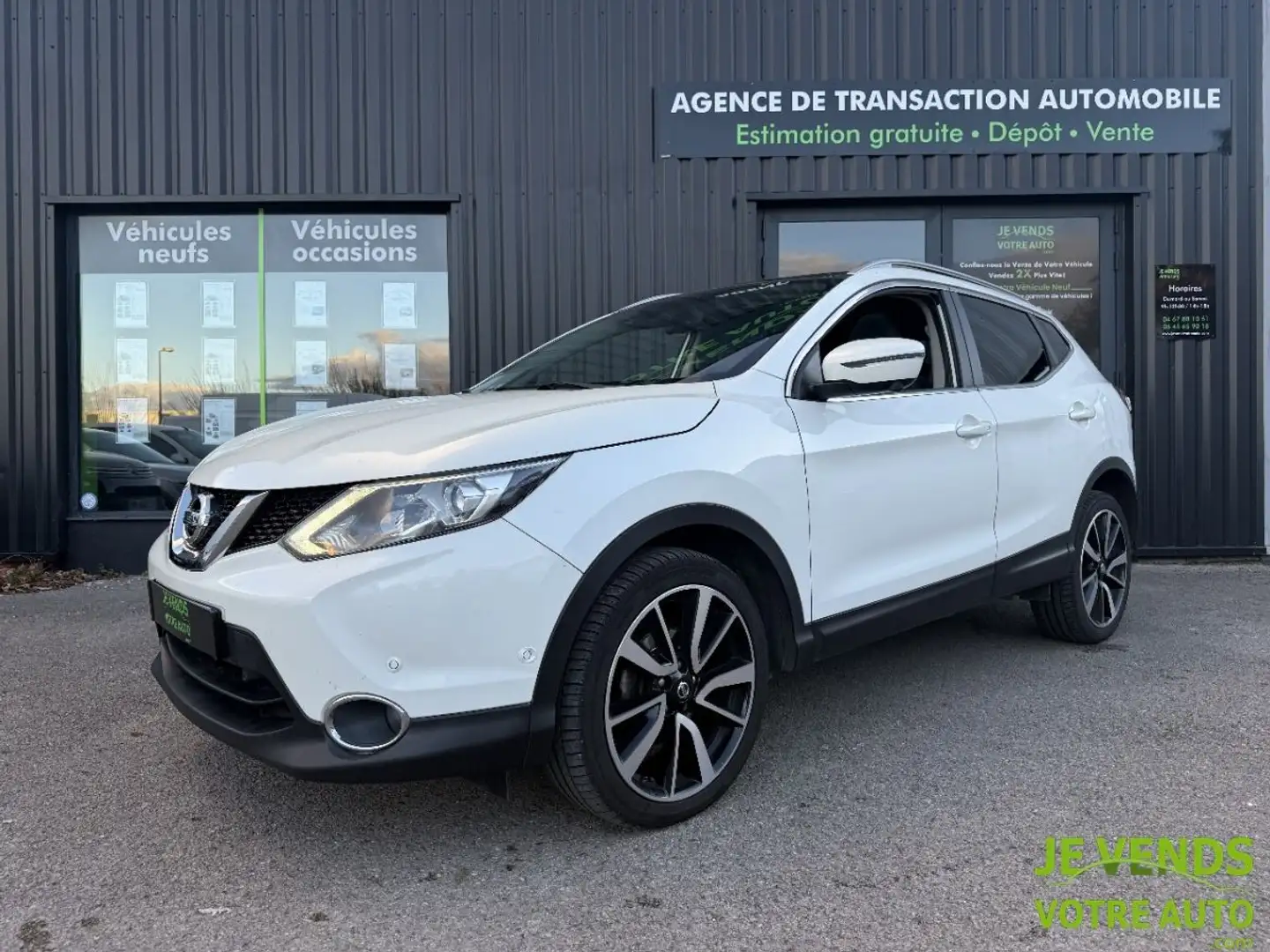 Nissan Qashqai 1.6 dCi 130ch Tekna All-Mode 4×4-i Blanc - 1