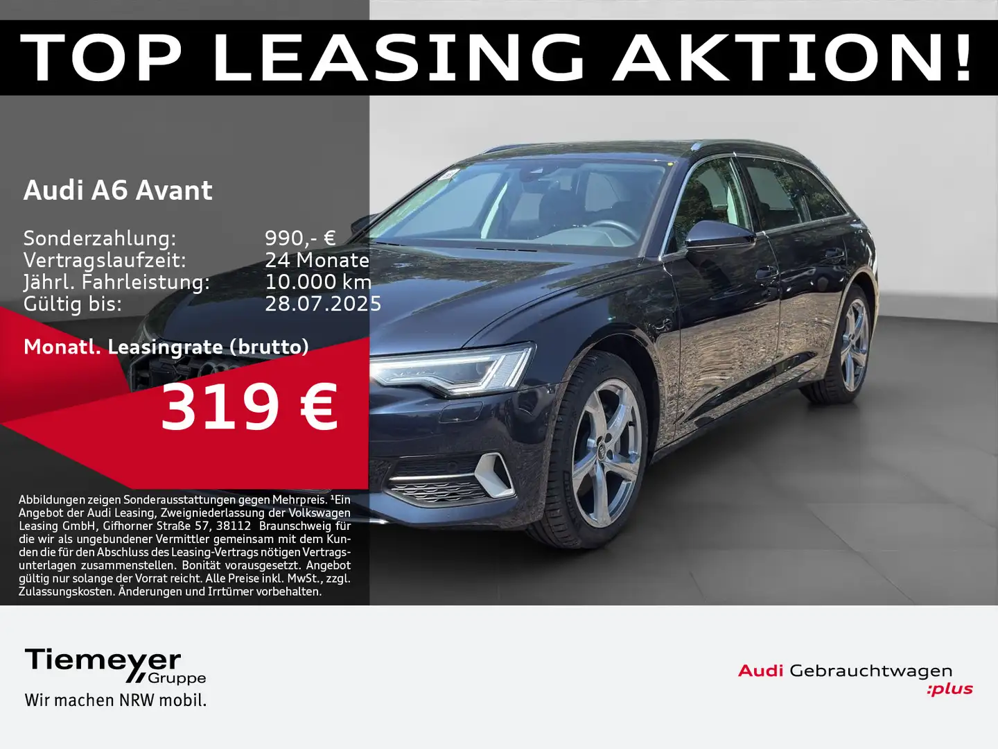 Audi A6 45 TFSI Q ADVANCED LM19 AHK MATRIX SITZ Blau - 1