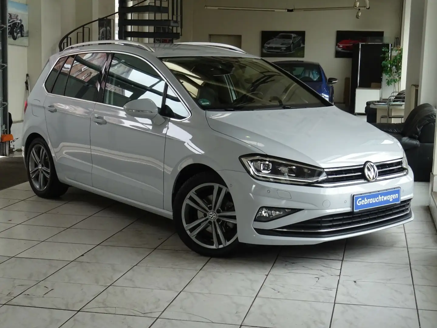 Volkswagen Golf Sportsvan 1.5 TSI Highline DSG ParkAssist LED ACC Weiß - 1