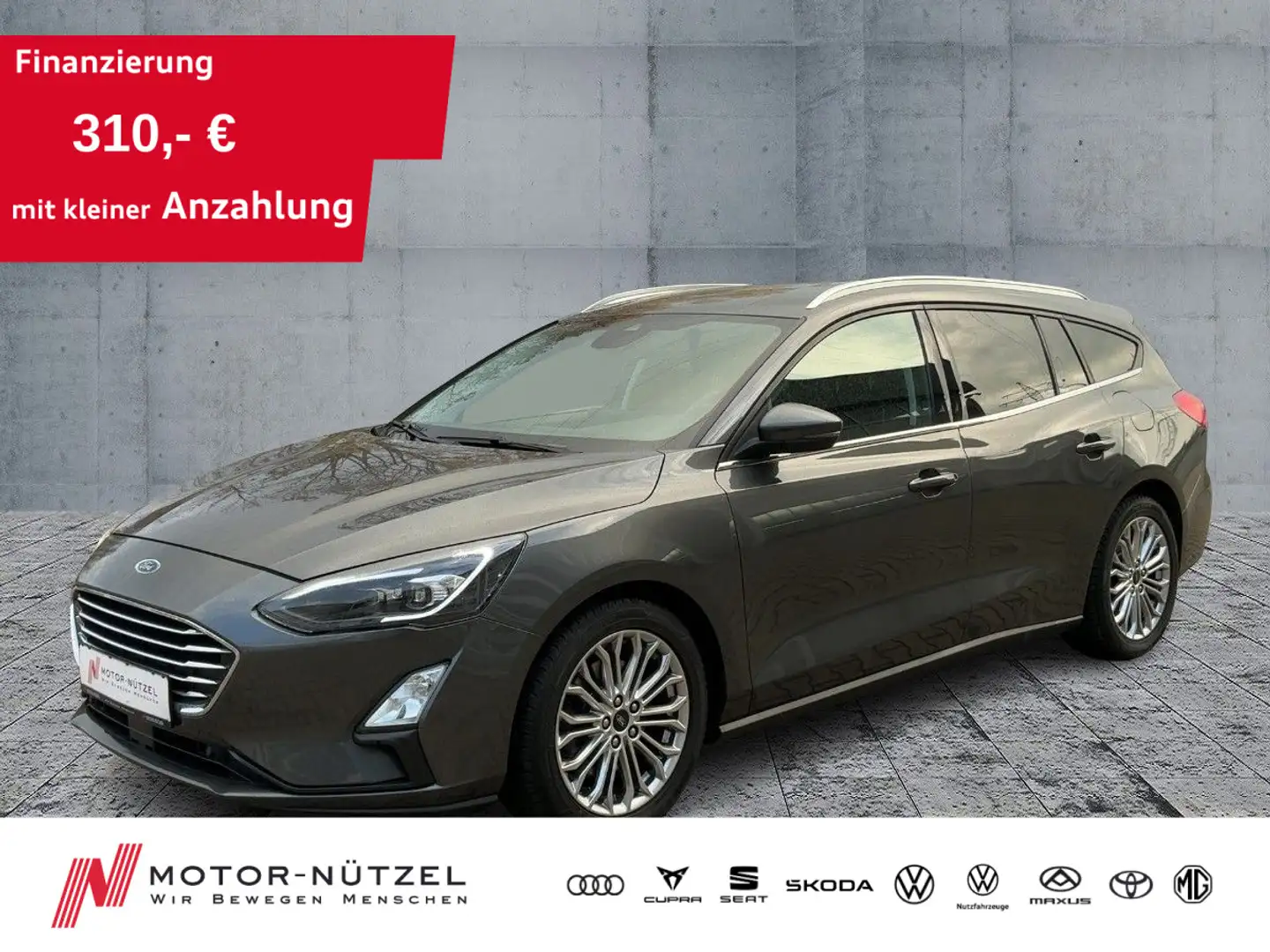 Ford Focus 1.5 TITANIUM LED+NAV+AHK+SHZ+GRA+2xPDC+DAB Grau - 1