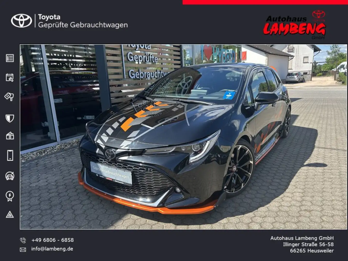 Toyota Corolla 2.0 Hybrid GR Sport Black Edition *AHK*TUNIG-SPOIL Negro - 1