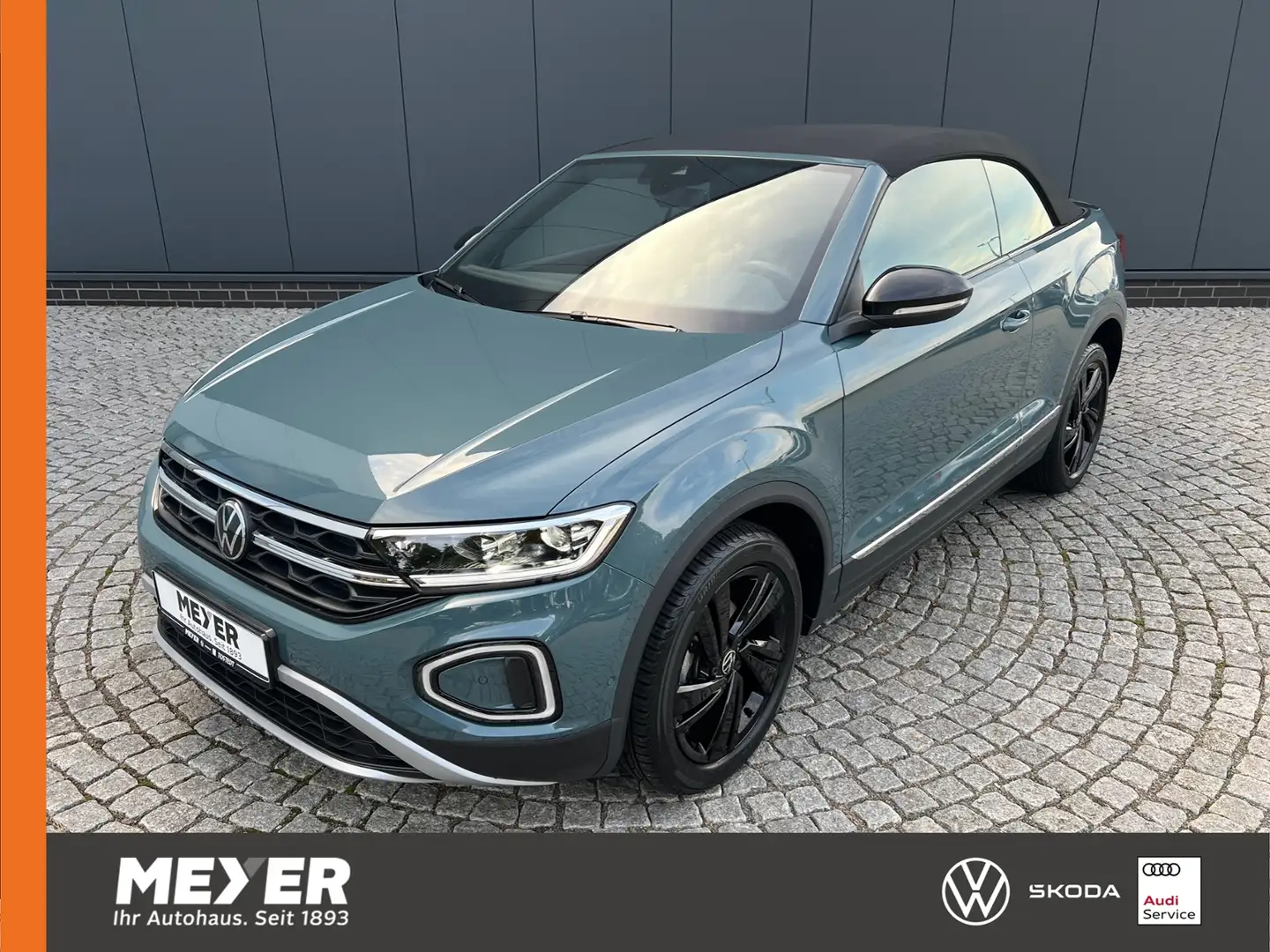Volkswagen T-Roc Cabriolet Style 1.5 TSI DSG *AHK, BlackStyle, LED Grün - 1